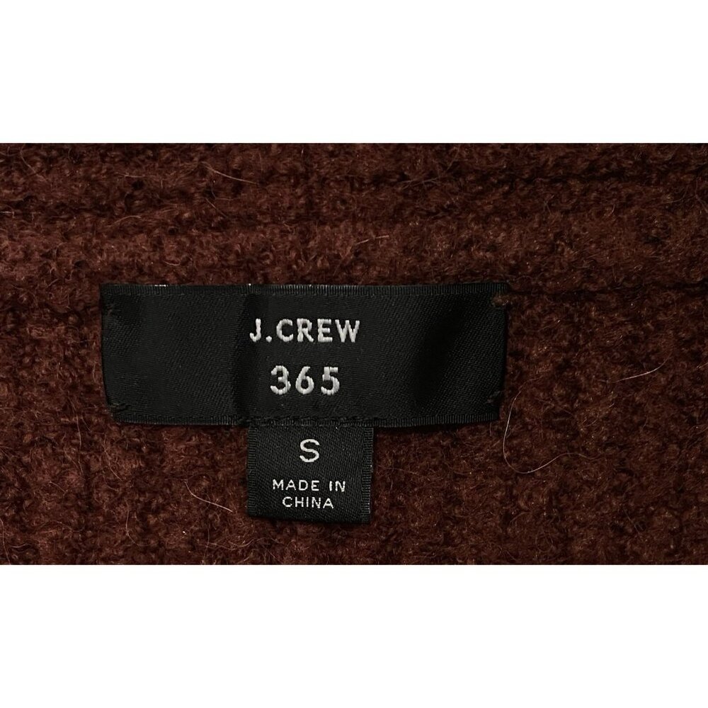 J CREW 365 Women Pullover Sweater Oversized V Neck Long Sleeve Sz S Orange 10-8 - Picture 7 of 9